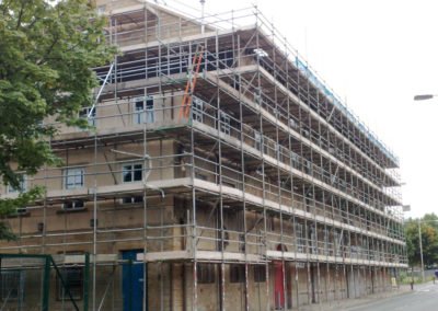 Commercial Refurbishment Scaffolding